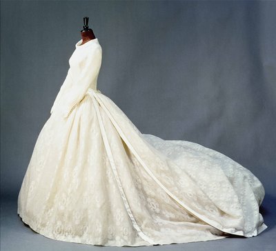 Wedding Dress of Katharine Worsley, Duchess of Kent, 1961 by English School